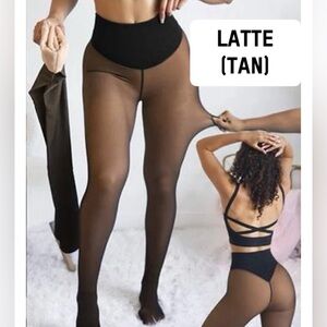 Shecurve Viral One Seam Shaping Fleece Lined Tights / Leggings